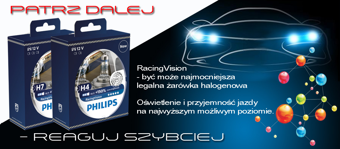 Philips Racing Vision – być może najmocniejsza legalna zarówka samochodowa